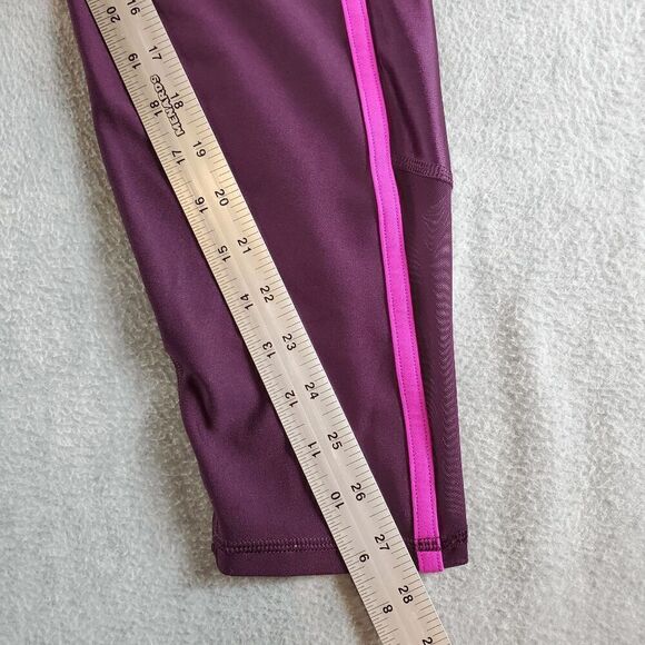 Under Armour Legging Womens 2XL Purple Active HeatGear Elastic Waist Skinny Leg - Picture 5 of 10